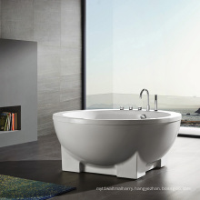 New Design CUPC CE TUV Bathroom Acrylic Freestanding Bath Tub Round Bathtub